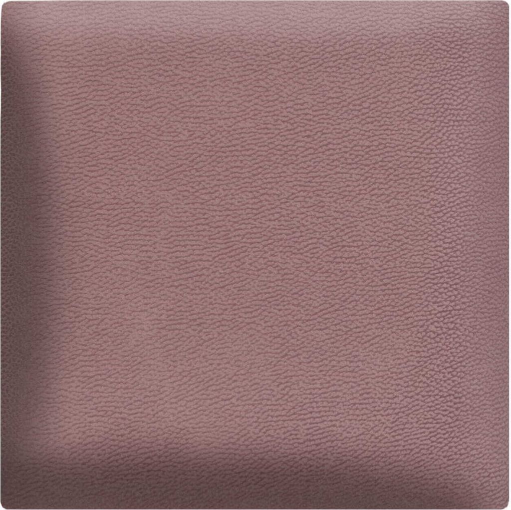 mg design Wandpaneele 3D 30 x 30 cm gepolstert – für sehr einfache Selbstmontage, Kunstleder, mit weicher Füllung, Farbe Grau