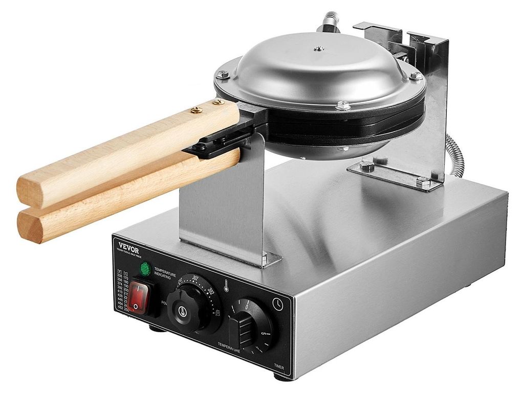 Bubble Waffle Maker Eierwaffel 1400W Waffeleisen 50-250°C Produktbild 