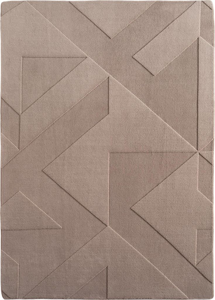 Teppium Boho Teppich Skandinavischer Kurzflor mit 3D Effekt, Waschbar Teppich für Wohnzimmer, Grösse: 160x230 cm