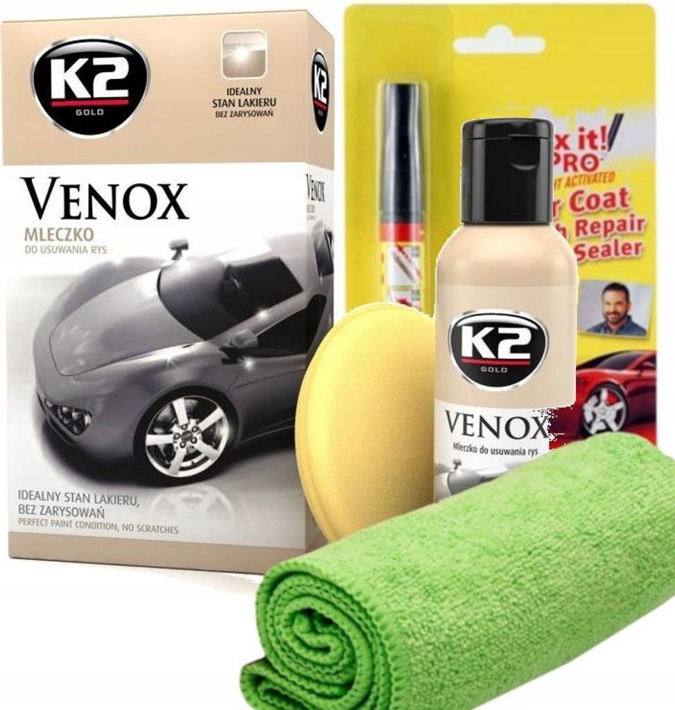 K2 Set Aus Langlebiger Poliermilch + Kratzerentfernerstift