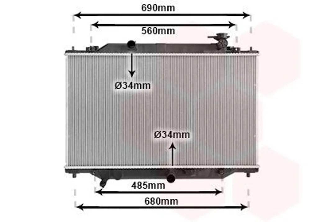 Radiateur moteur pour MAZDA CX-5 KF : remplacement panne chauffage