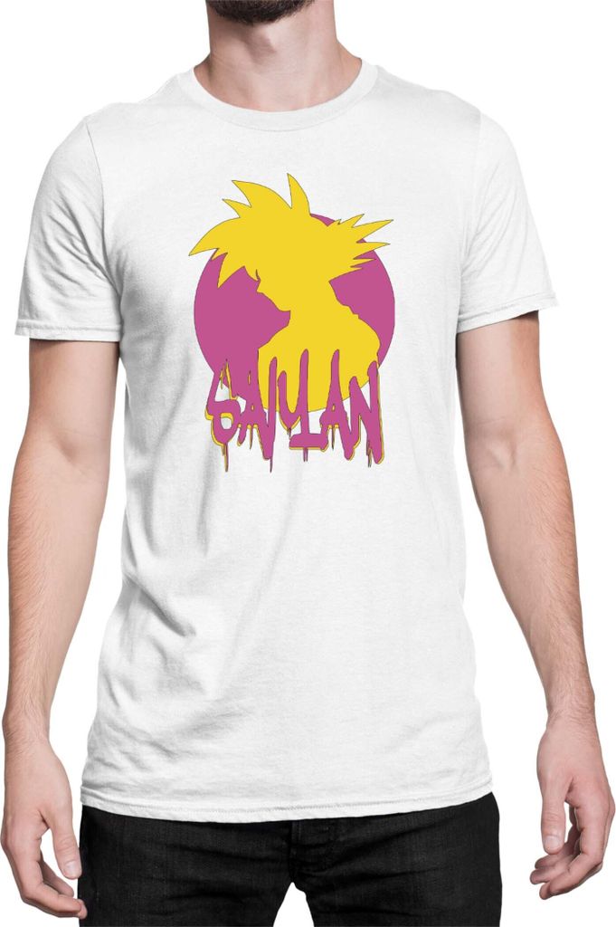 Herren T-Shirt Dragon Anime Manga Ball Z Super Saiyan, Man 4XL / Weiß