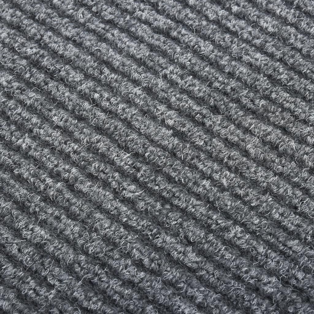 vidaXL Schmutzfangläufer 100x150 cm Grau Produktbild 