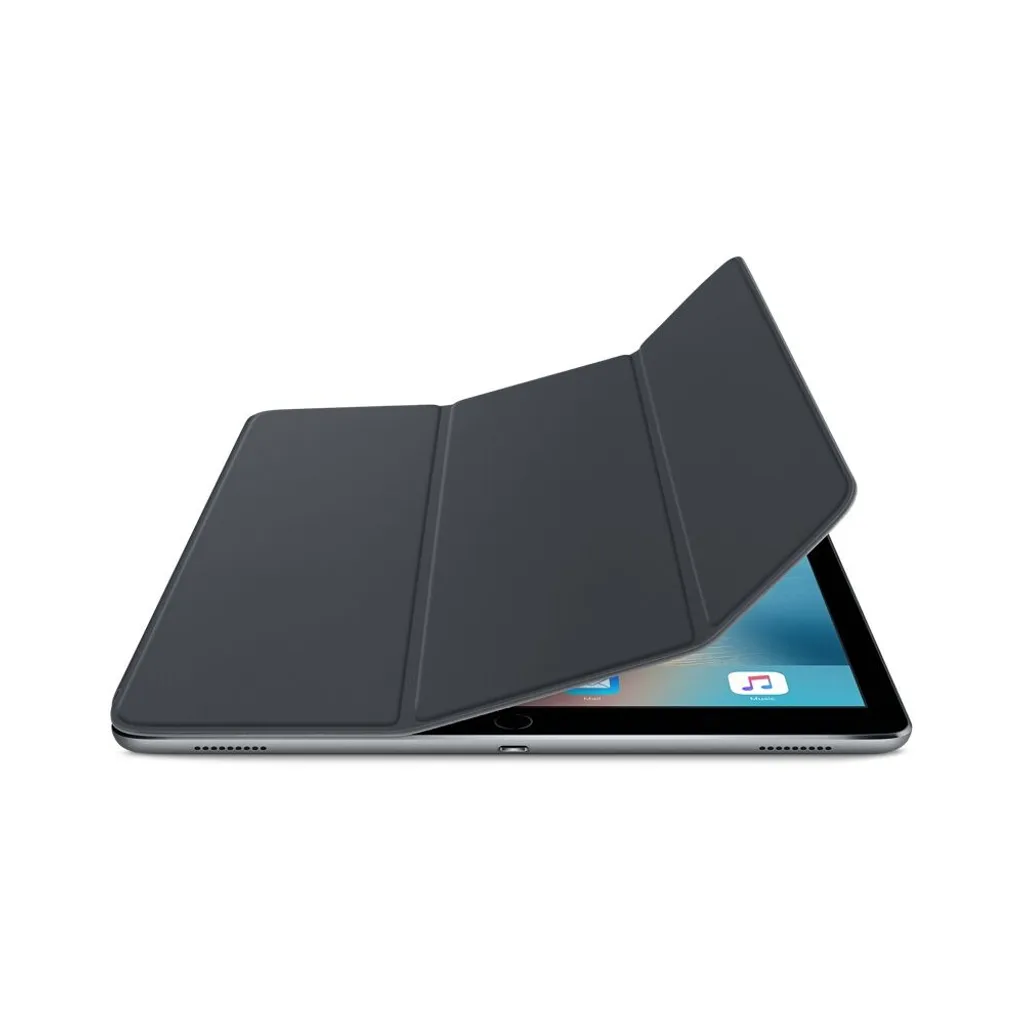 Protection écran iPad Pro 12,9 Smart Cover Gris anthracite avec support