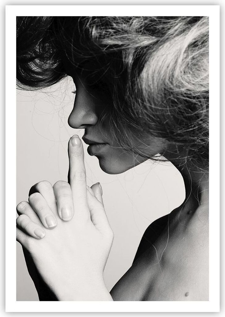 Poster - Poster ohne Rahmen - Frau Modell - 70x100 cm - Wand Bild - Wanddeko - Wandbilder - Kunstposter - Wandposter - Bilder - Kunstdruck - Wandde...