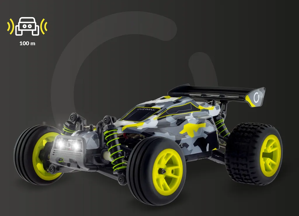 Voiture Télécommandée Tout-Terrain RC Buggy Rapide 45km/h Overmax X-Pace - 16