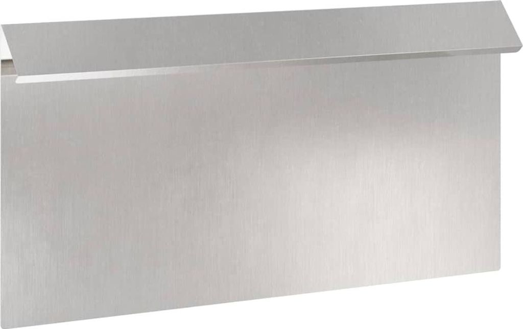 vidaXL Schneckenzaun 16 pcs Silber 50 x 3,5 x 25 cm Edelstahl