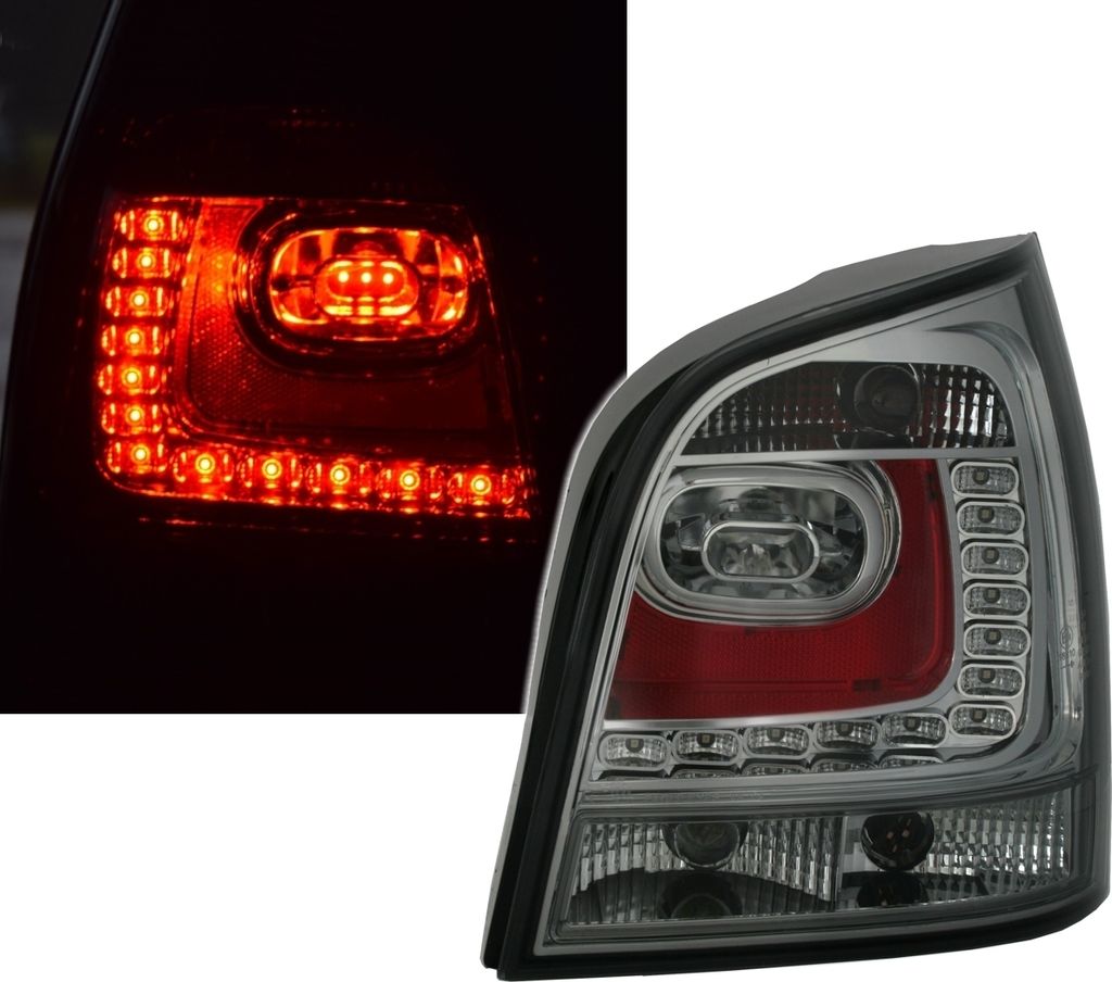 Eagle Eyes LED Rückleuchten Set in Smoke für VW Polo 9N, Produktbild 