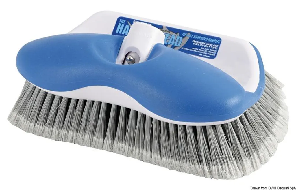 Brosse Shurhold Hammerhead Soft idéale pour nettoyer un yacht sans rayer