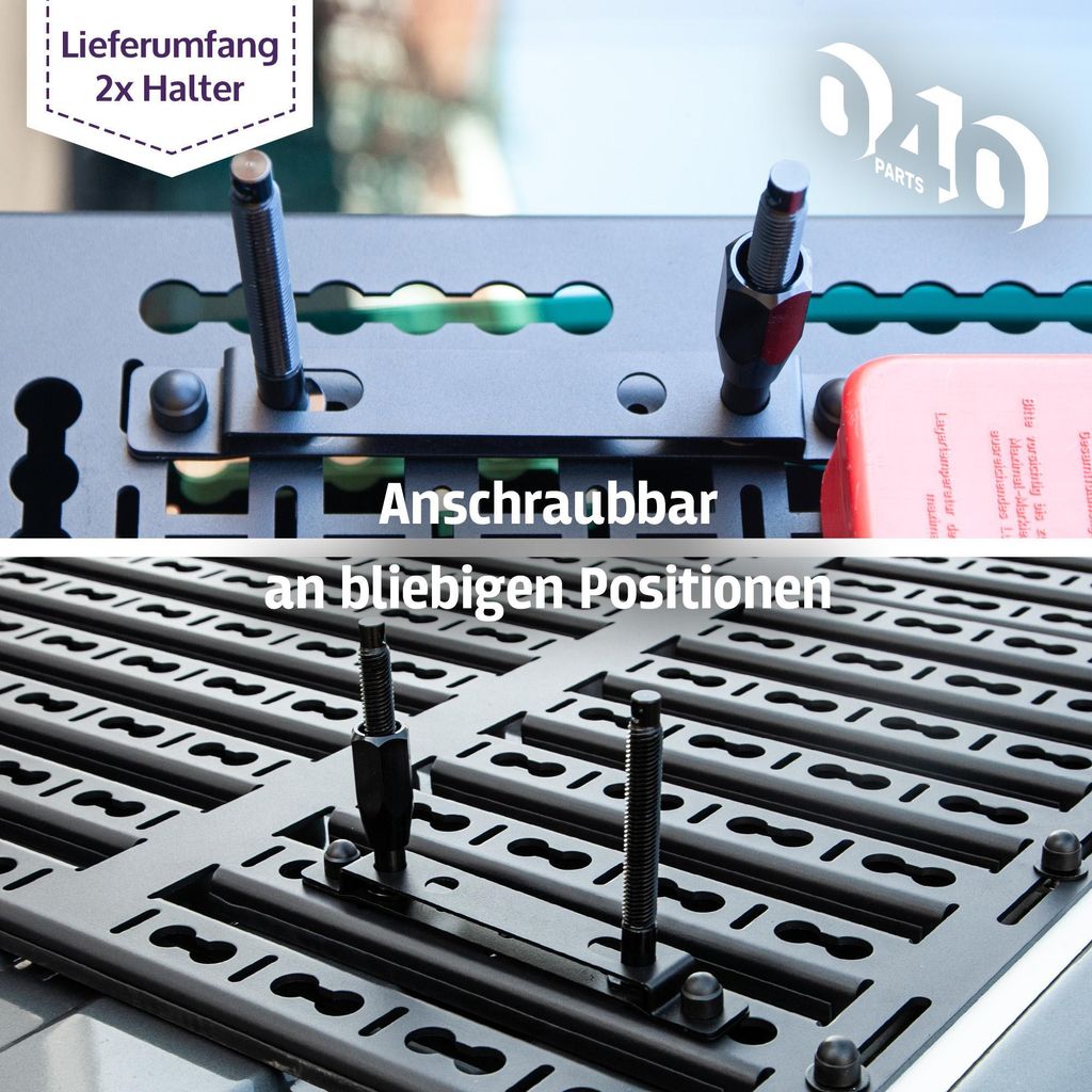 040 Parts Schraubhalterung für Auffahrkeile und Sandbleche Sandblechhalterung
