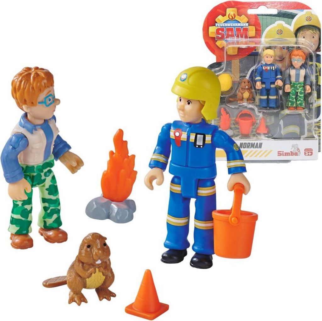Penny, Norman, Bieber | Spiel-Figuren Set | Feuerwehrmann Sam