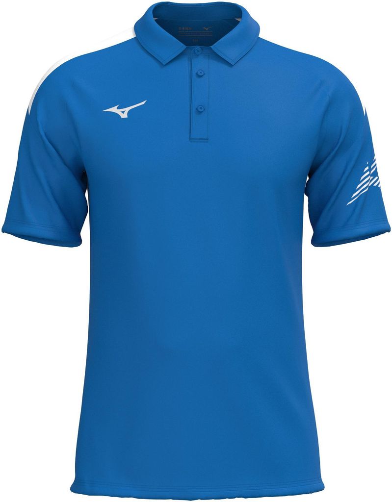 Mizuno Herren MZNRB Polo - 32EAC565, Farbe:Hellblau, Textil:XL
