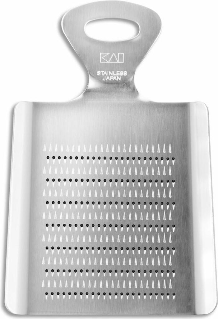 Kai Mini-Reibe Select 100, kompakte Küchenreibe, Gewürzreibe, Edelstahl, DH-8037