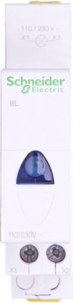 Lampe modulaire bleue iIL Acti9 A9E18323 pour rail DIN 110-230V AC