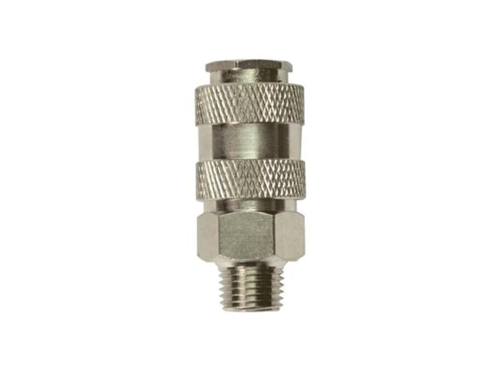 Stanley Schnellkupplung Druckluft 1/4 Zoll Außengewinde, Luftanschluss für Kompressor und