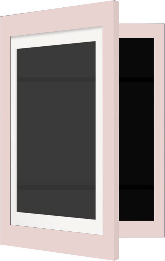 Fotorahmen vordere Öffnung veränderlicher Magnetversiegel Kinder A4 Art Frame Bild Display Container Wohnheimdekoration-Rosa