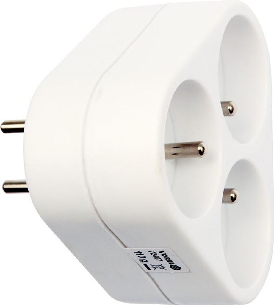 VOREL 72407 Adapter von Steckdose