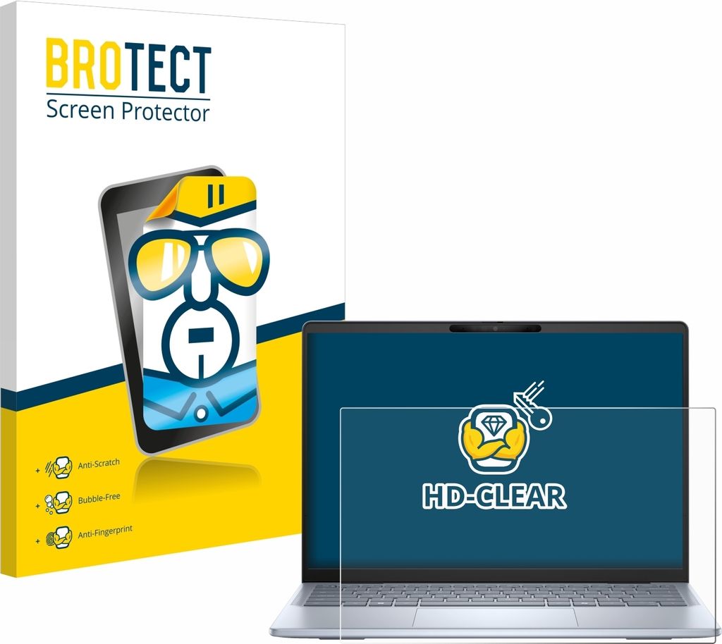 Für Dell Inspiron 14 Plus 7441 Laptop Schutzfolie BROTECT Displayschutz Display Schutz Folie Klar Transparent