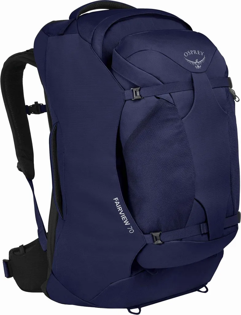Osprey Fairview 70 Bleu Nuit avec Dos Ajustable pour Grande Rando