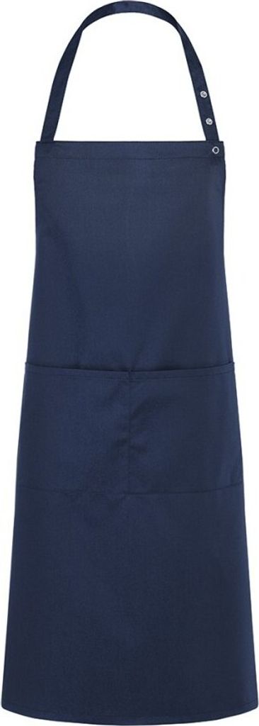 Karlowsky Latzschürze Teneriffa 75 x 95 cm Unisex 65% Polyester, 35% Baumwolle marine