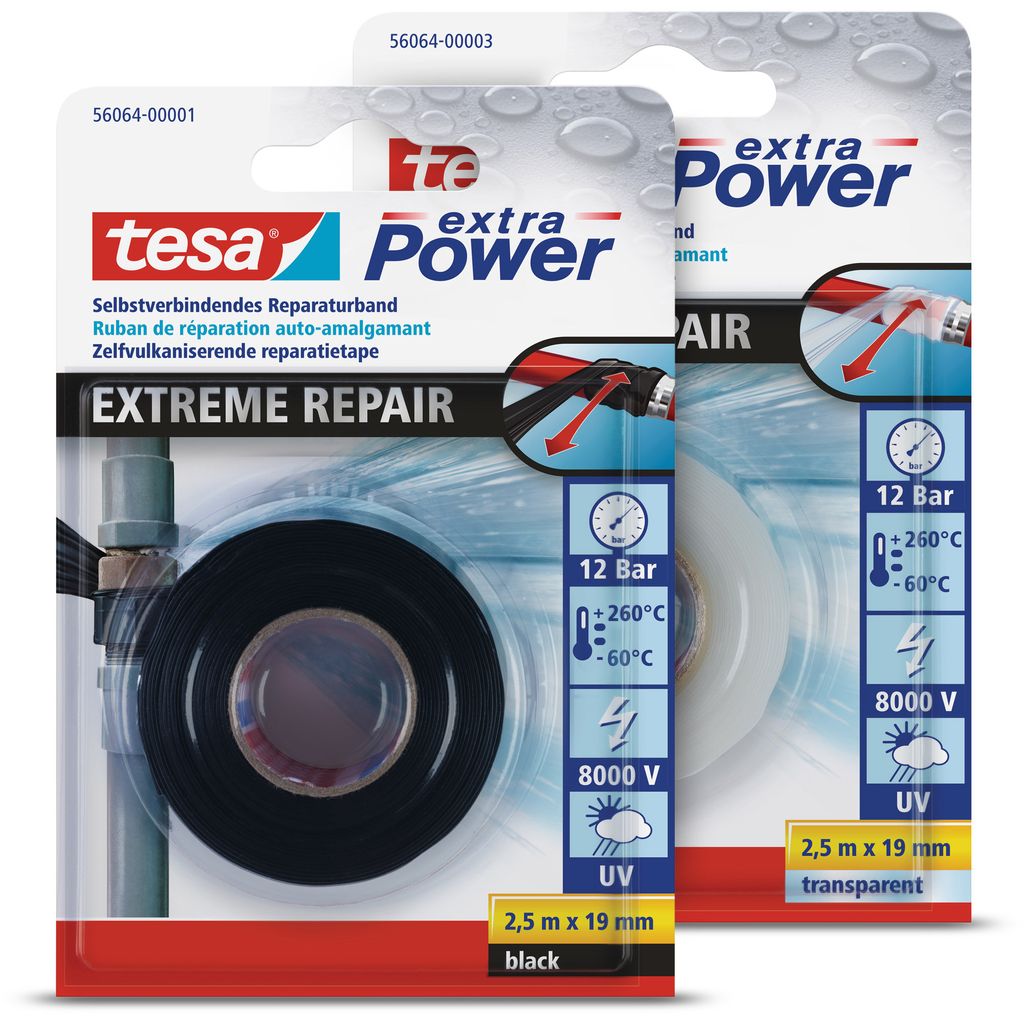 tesa extra Power, extreme Repair, 2,5m:19mm, transparent Produktbild 