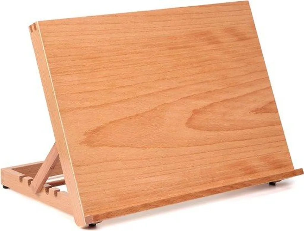 Chevalet de table en bois pour dessin avec plateau inclinable et stable