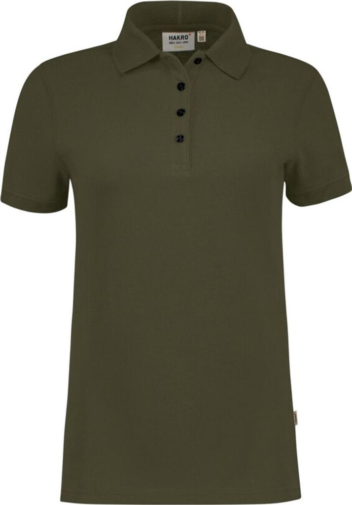 HAKRO Hakro Damen Poloshirt Bio Baumwolle Gots #301 Gr. 4XL olive