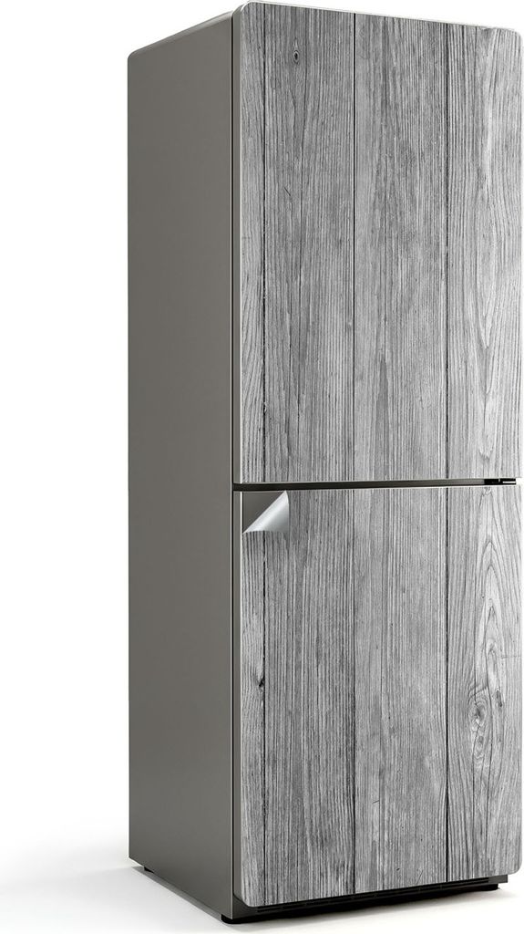 Holzbrett Textur – Kühlschrank Aufkleber – Klebefolie Kühlschrank – Kühlschrank Nachbildung – Kühlschrankfolie selbstklebend – Küche...