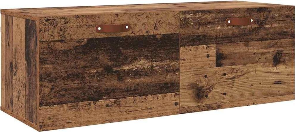 Wandschrank Altholz 100 x 36,5 x 35 cm Holzwerkstoff