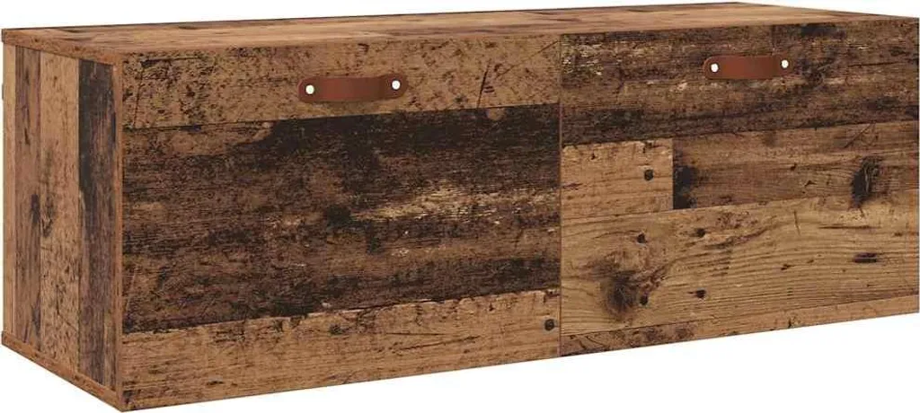Armadietto Pensile vidaXL Legno 100x35 cm - Soluzione Salvaspazio Parete