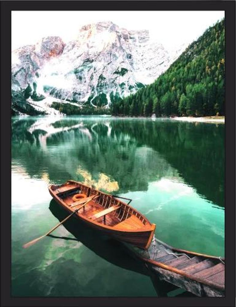 Wandposter Berge Wald Dekoration für Wohnzimmer, Büro, Schlafzimmer 70x100