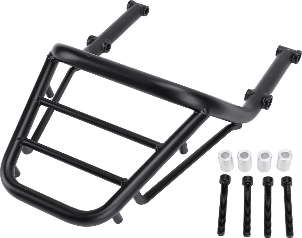 Étagère à bagages arrière pour Honda Grom 125 MSX en fer robuste noir