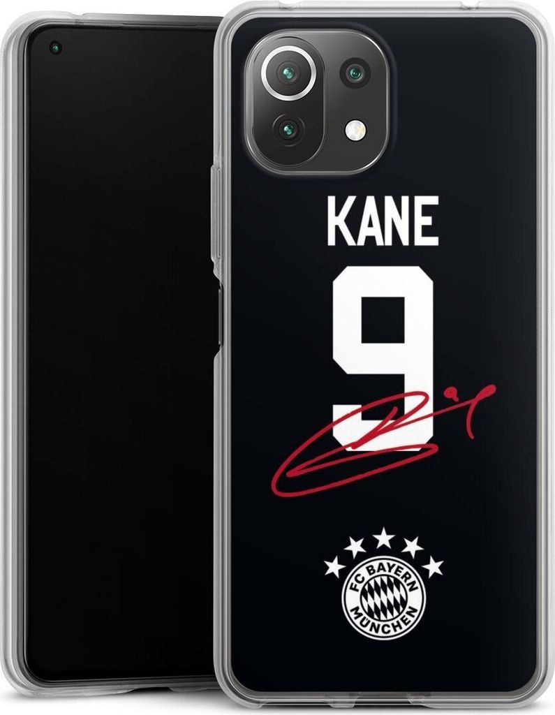 DeinDesign Handyhülle für Xiaomi Mi 11 Lite 5G Silikon Hülle Case Smartphone Schutzhülle FC Bayern München Trikot Harry Kane