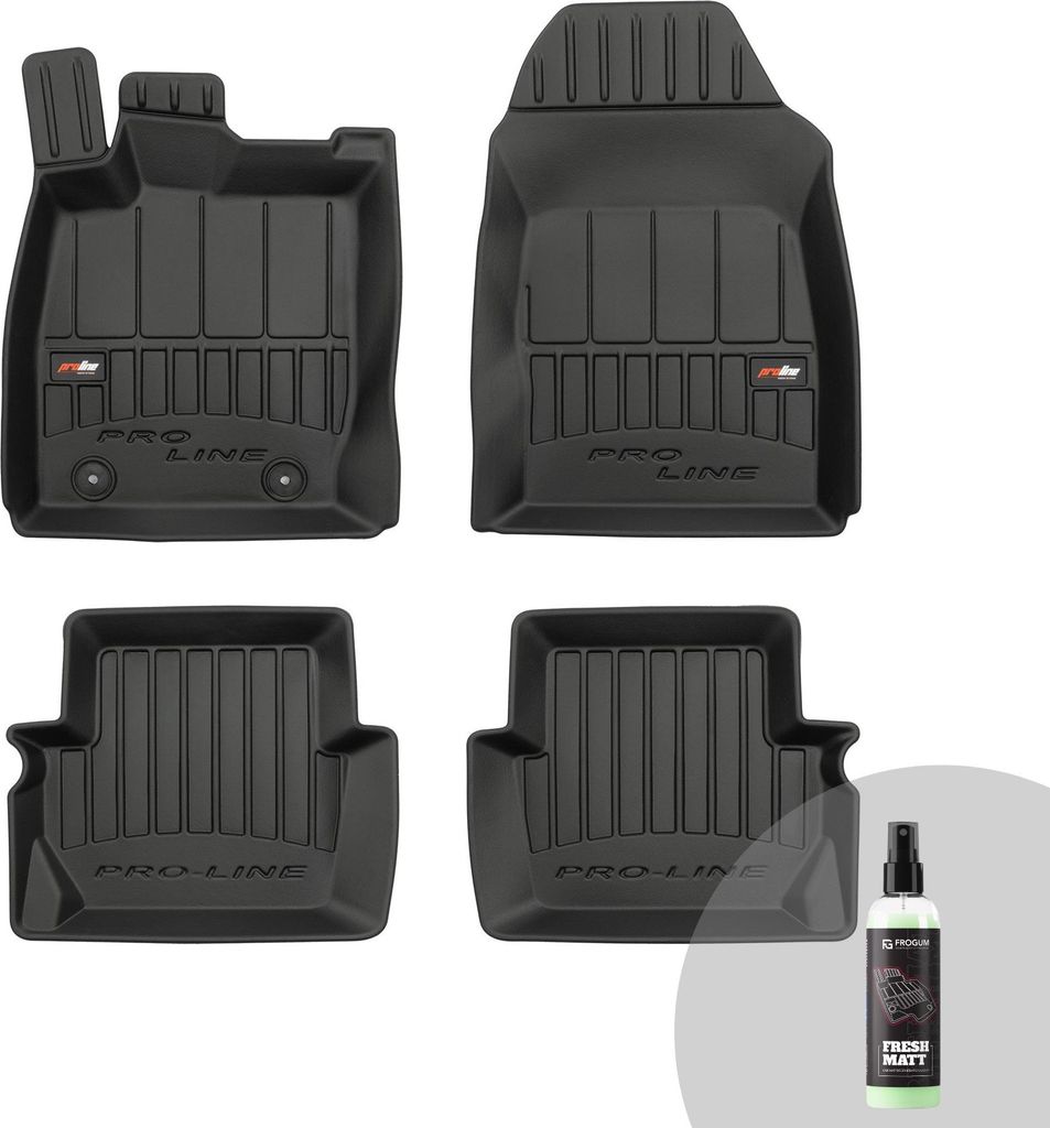 FROGUM Gummimatten Autofussmatten für Ford Fiesta VII 2017-2023
