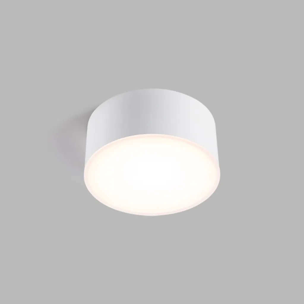 Plafonnier LED anti-éblouissement CRI90 blanc 12W pour confort visuel