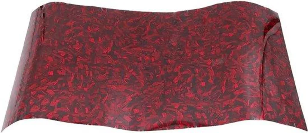 Rouleau carbone rouge autocollant 30x50 cm pose facile sans bulles d'air