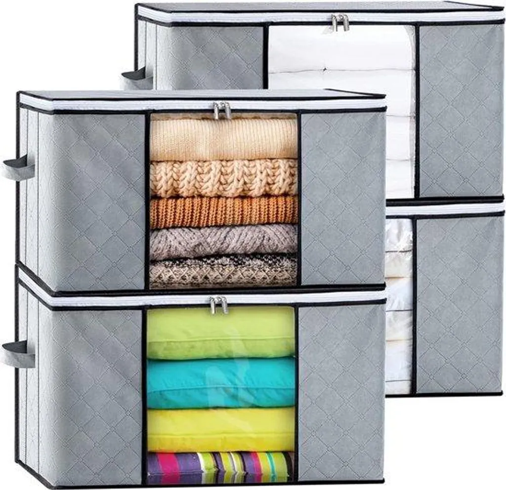 Organisateur de dressing 60x40x35 cm pour stocker le linge de maison