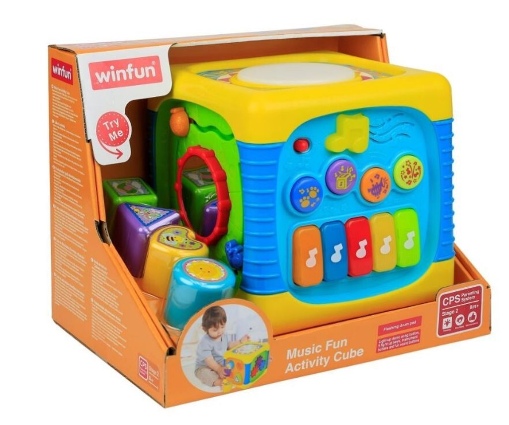 Smily Play Interaktive pädagogische Würfeltrommel Produktbild 