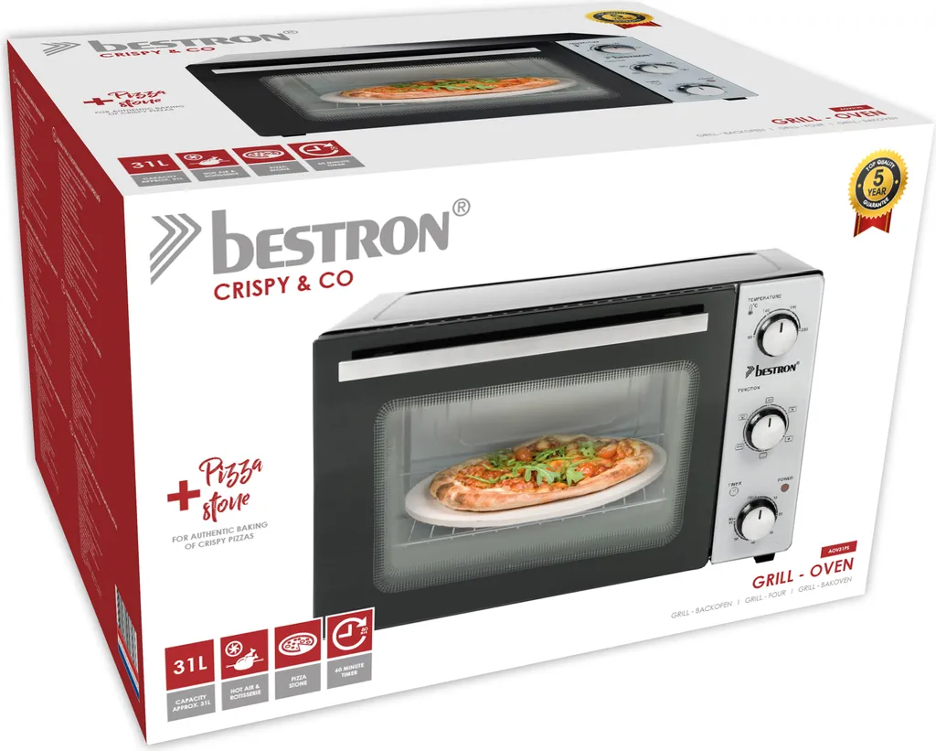 Petit Four de Cuisine 31L Idéal pour Pizzas et Plats Familiaux