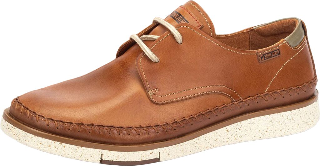 Pikolinos Herren Sneaker Leder Slipper Schnürung Halbschuhe San Juan M6L-4275C, Größe:44 EU, Farbe:Braun