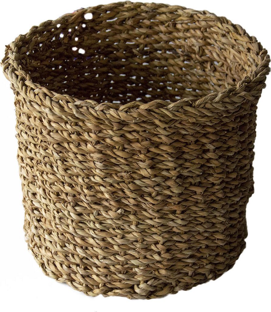korb rund groß 25x20cm Seegras
