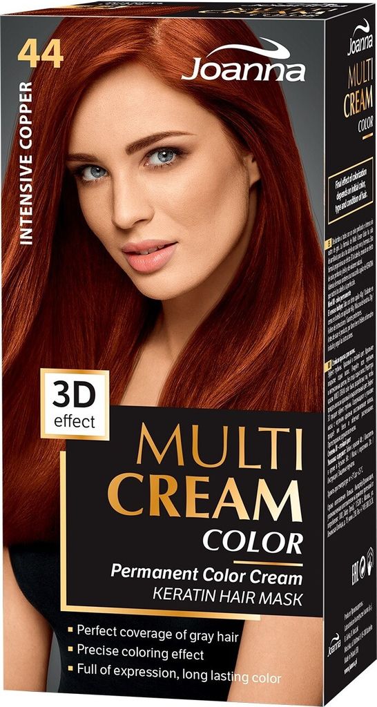 Joanna Multi Cream Color Farbstoff Nr. 44 Intensive Copper Produktbild 