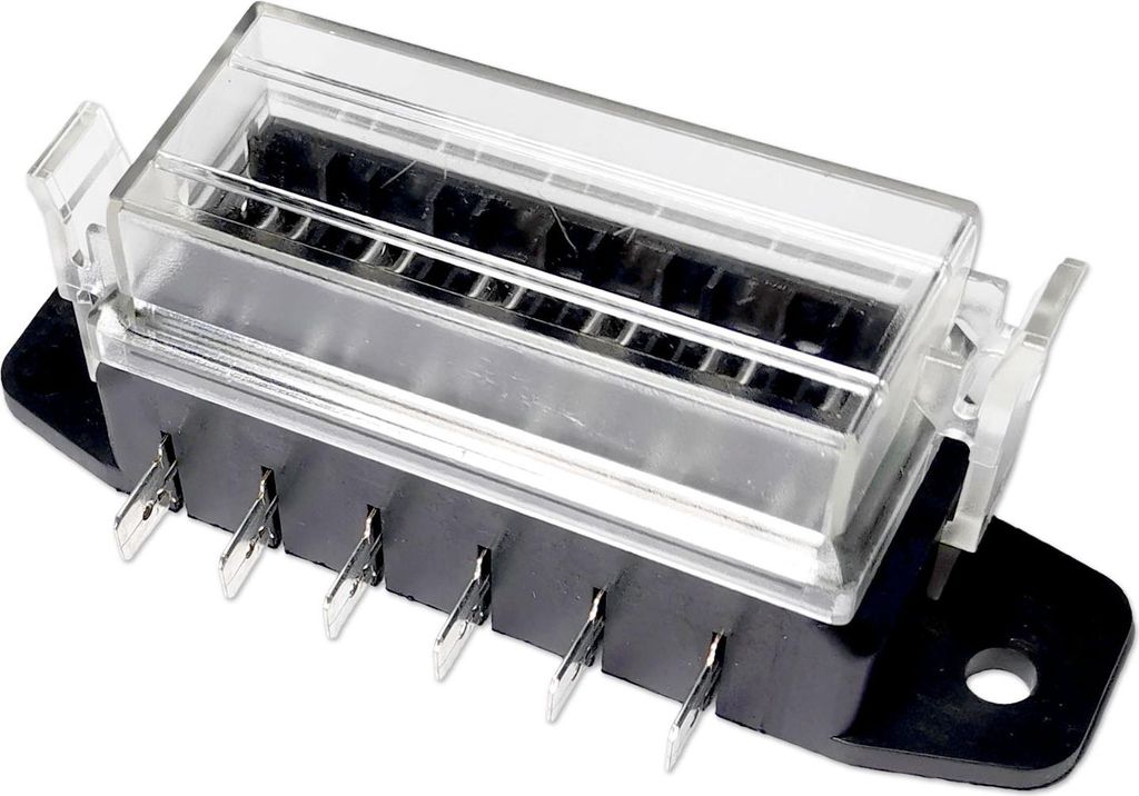 Sicherungshalter | MTA UniVAL | 6-fach | 32V | 100A | liegend