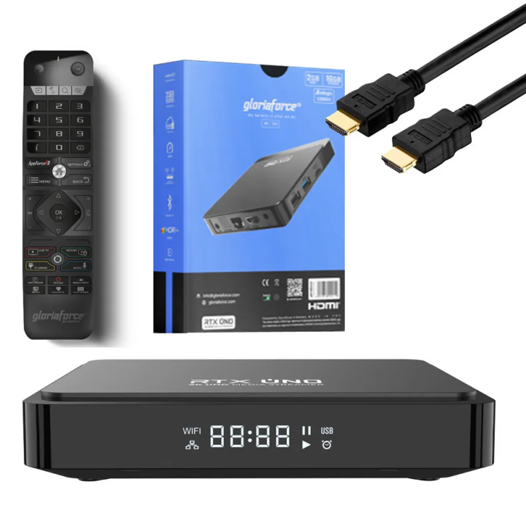 Box TV 4K GloriaForce RTX Uno pour Streaming Fluide Android 11 et Bluetooth - 20