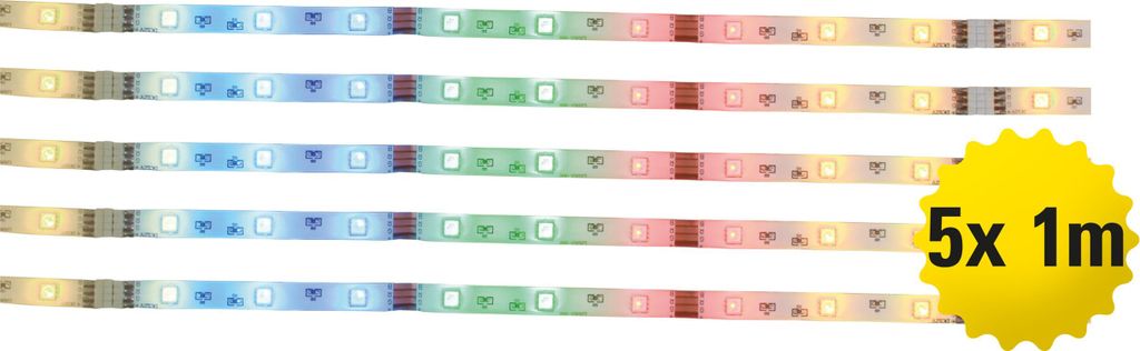 Näve LED-Stripe Stripelight - Kunststoff - RGB+weiß; 5122161