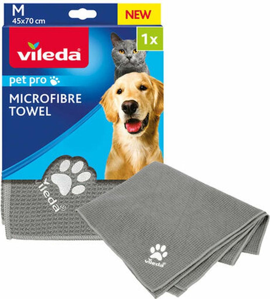 Mikrofaser-Handtuch Vileda 172650 Grau M 45 x 70 cm