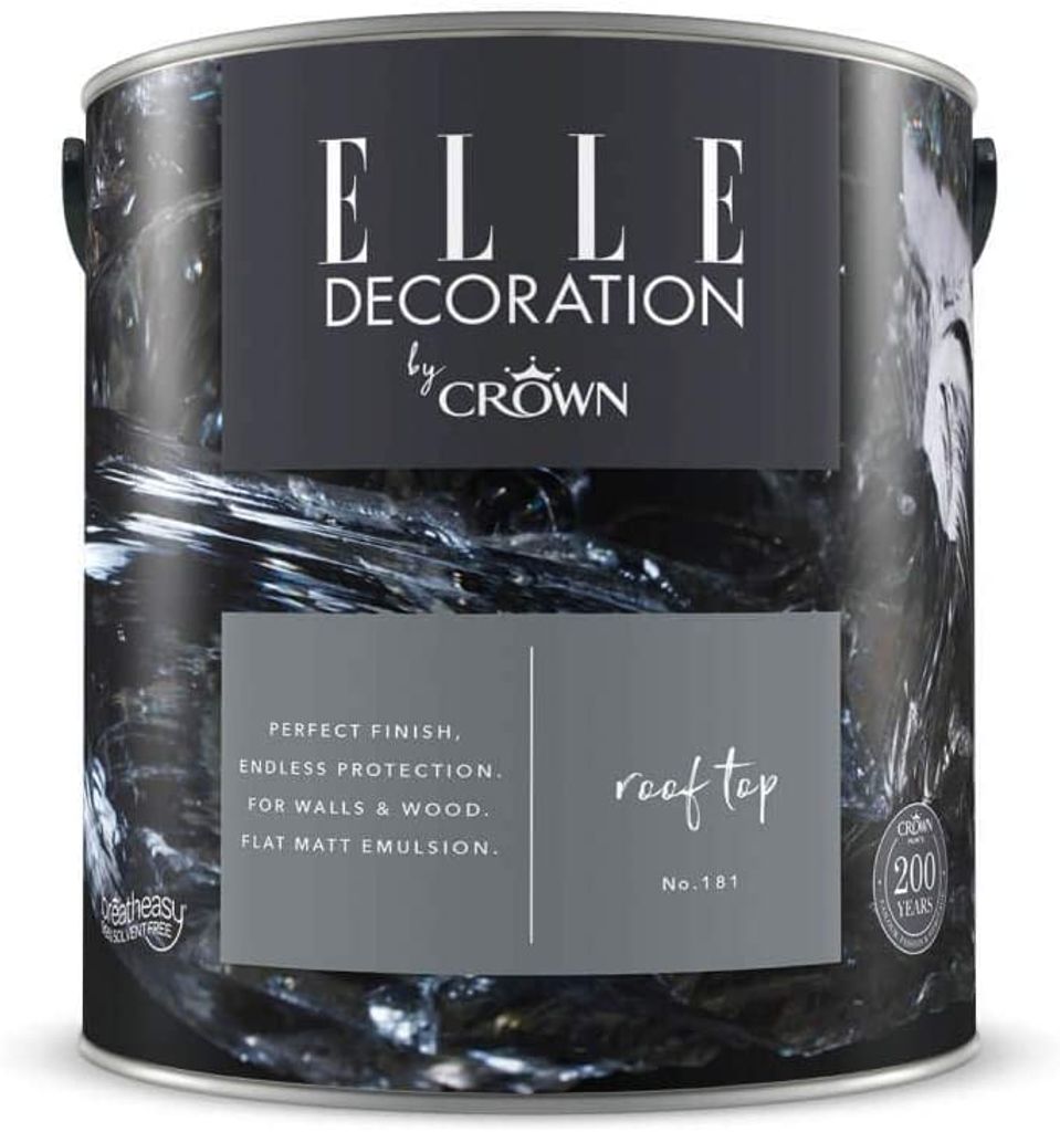 ELLE Decoration by Crown Premium Wandfarbe Matt Roof Top Produktbild 