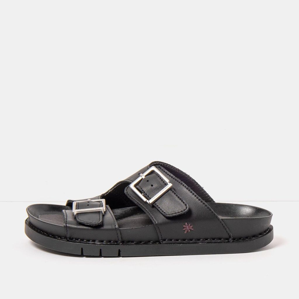 Art Sandalen Uni 2020 MENORCA BLACK/ KASSEL Farbe Schwarz