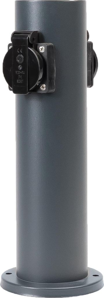 Grafner Edelstahl Design Gartensteckdose mit 2 Steckdosen, Produktbild 