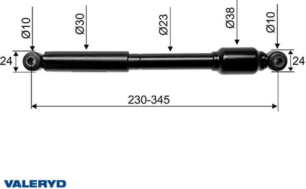 Amortisseur pour dispositif à inertie AL-KO 120SR SR1 SV VALERYD
